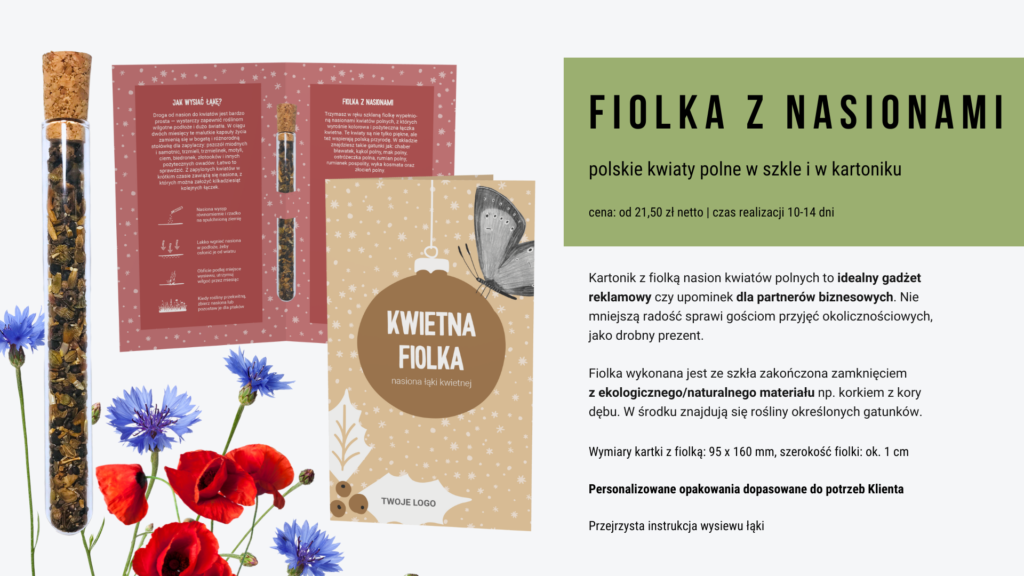 Fiolka z nasionami